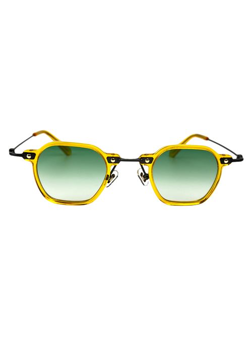 Occhiali miele con lenti verdi Bluelight Capri Eyewear | LH9009MIELEVERDESFUMATO